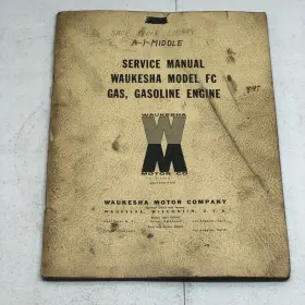 F-1715 WAUKESHA Gas Engine Workshop Service Repair Manual