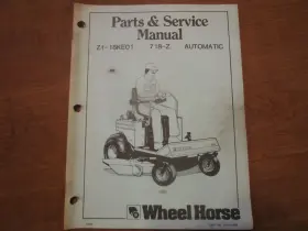 718Z WHEEL HORSE Ztr Mower Service Manual