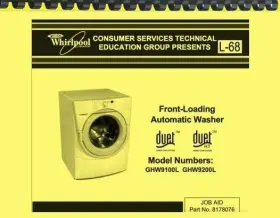 GHW9100L WHIRLPOOL Duet Front Loading Washer Service Manual