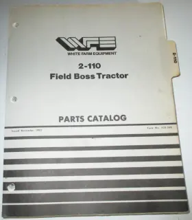 2-110 Field Boss Tractor Catalog Manual Book