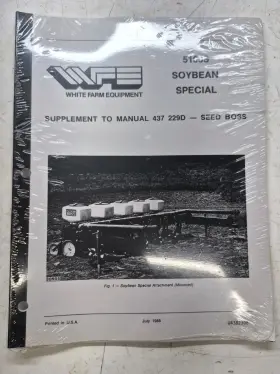 5100S Soybean Planter Service Manual Supplement Nos