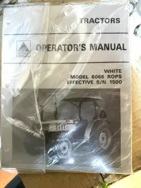 6065 Tractor Operators Manual