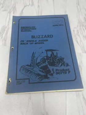 90715F George Manual Blizzard