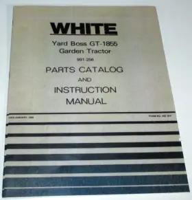 991-256 Garden Tractor Instruction Manual Catalog