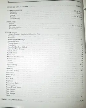 D585 Lp Gas Diesel Engine Technical Service Manual #3