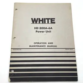 HD800A-6A Minneapolis Moline Power Unit Owners Operators