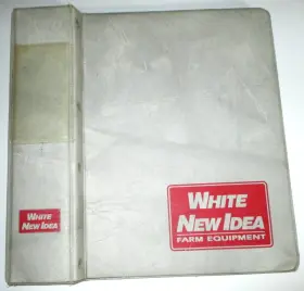 WMSS1072 WHITE / NEW IDEA Farm Catalog Service Manual Binder