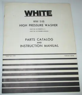 WM518 High Pressure Washer Operators Instruction Manual
