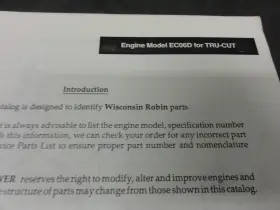 EC06D WISCONSIN Robin Teledyne Engine Tru Manual #2