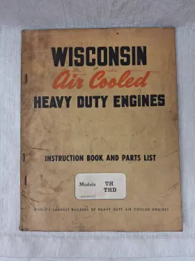 MM-230-A WISCONSIN Tf Air Cooled Engines Instruction Book