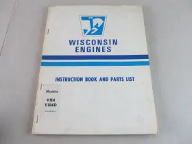 MM274D WISCONSIN Teledyne Engine Instruction Book Manual