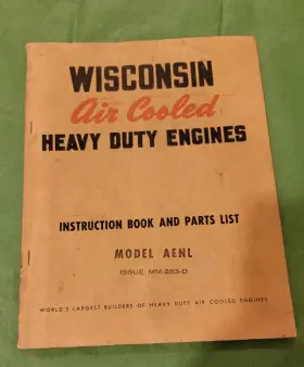 MM283D WISCONSIN Engines Aenl Instruction Book