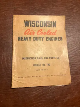 MM-283-B WISCONSIN MOTOR CORP Air Cooled Engines Instruction