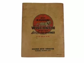 MM-292-A WISCONSIN MOTOR CORP Air Cooled Engines Instruction #2
