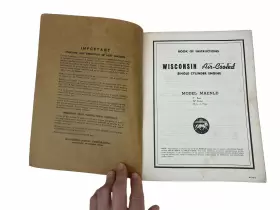 MM-292-A WISCONSIN MOTOR CORP Air Cooled Engines Instruction #3