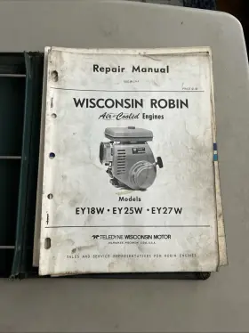 MM-338A WISCONSIN ROBIN Air Cooled Engine Repair Manual