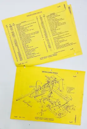 F-5647 WOODS Rotary Mower Owners Manual Instruction #2