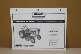 F-6450 WOODS Rotary Mower Operators Manual
