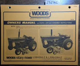 F-7354 WOODS Mower Operator Manual