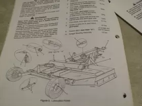 M208-2 WOODS Operators Manual Rotary Mower Cutter #2