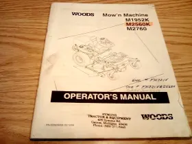 M2560K WOODS Mowftn Operators Manual