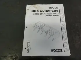 MAN0761 WOODS Box Scrapers Operators Manual