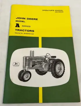 754472627615 WORKING MANUALS Operators Manual Deere Tractor