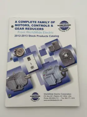 256P WORLDWIDE ELECTRIC CORPORATION Gear Reducers Catalog