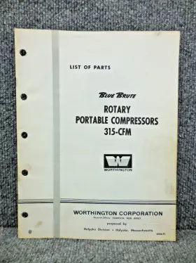 6056-P1 WORTHINGTON Air Compressor Cfm Manual