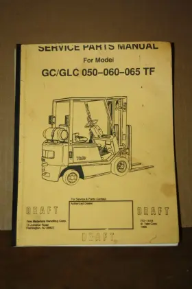 050-060-065TF YALE Gc Glc Tf Fork Lift Service Manual