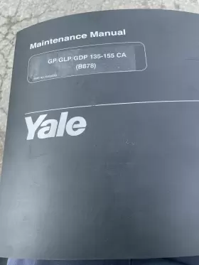 B878 YALE Forklift Manual Gp Gol Gdp