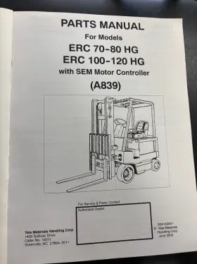 ERC120HG YALE Yaleparts Sem Motor Contr