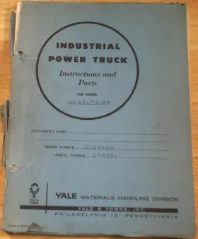 GCR52LT YALE Forklift Lift Instruction Operation Manual Book
