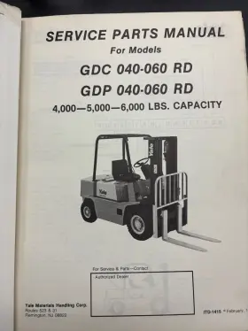 GDP060RD YALE Serv
