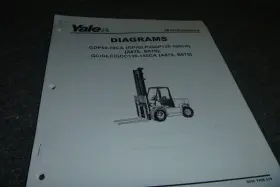 GDP135CA YALE Forklift Hydraulic Wiring Manual Xz