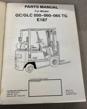 GLC065 YALE Manual Gc Glc Tg #2