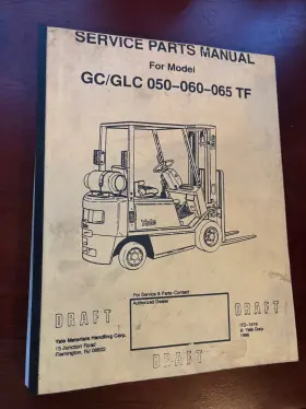 GLC065TF YALE Service Manual Gc Glc Tf