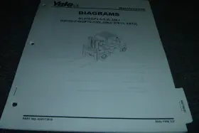 GLP90LJ YALE Forklift Hydraulic Wiring Manual Xz