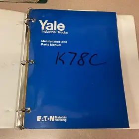 ITD-1061 YALE Book Operation Manual Electric Fork Lift
