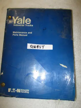 L83C YALE Operation Lube Manual Book