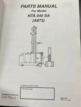 NTA040SA YALE Manual
