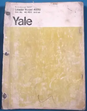 TB077 YALE Loader Manual Book Catalog Up