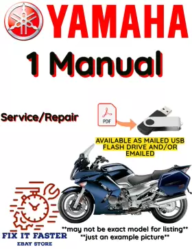 FJR13AZS YAMAHA Service Repair Manual Pdf Usb