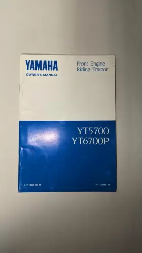 LIT-19626-00-34 YAMAHA Owners Manual Gc