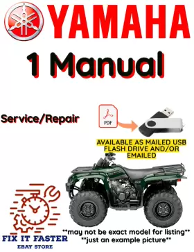 YMF40BBL YAMAHA Atv Big Bear Hunter Irs Service Manual Pdf
