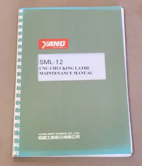 SML-12 YANG IRON WORKS Cnc Chucking Lathe Manual