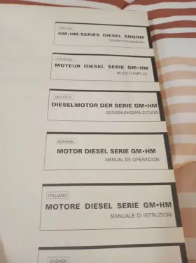 3GMD YANMAR Diesel Engine Operation Instruction Manual Book #2