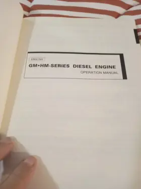 3GMD YANMAR Diesel Engine Operation Instruction Manual Book #3