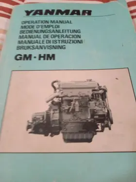 3GMD YANMAR Diesel Engine Operation Instruction Manual Book
