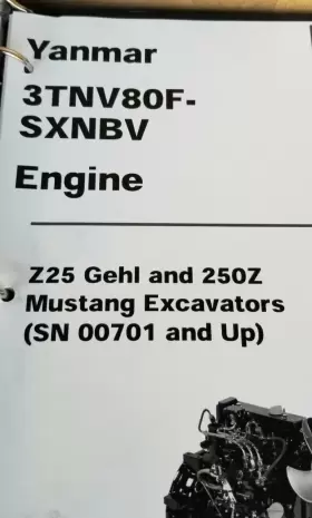 50940242 YANMAR Engine Manual Gehl Mustang Excavators #2